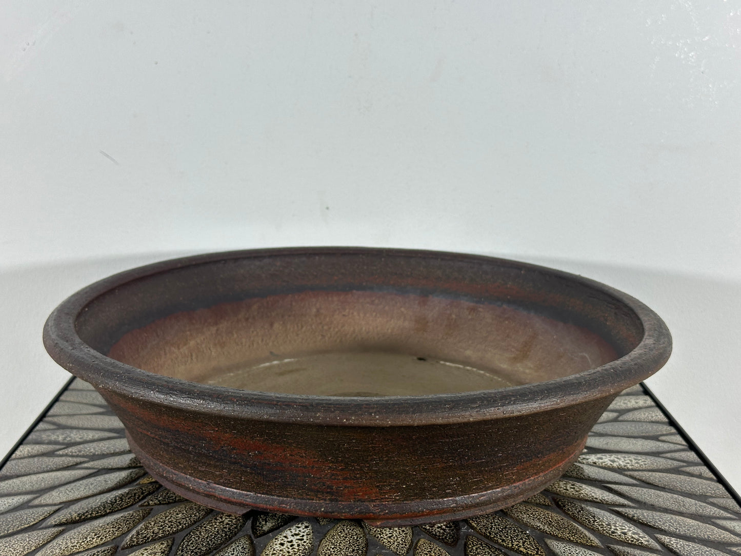 Preowned Tokoname Round Bonsai Pot - 14.25" By 3.25"