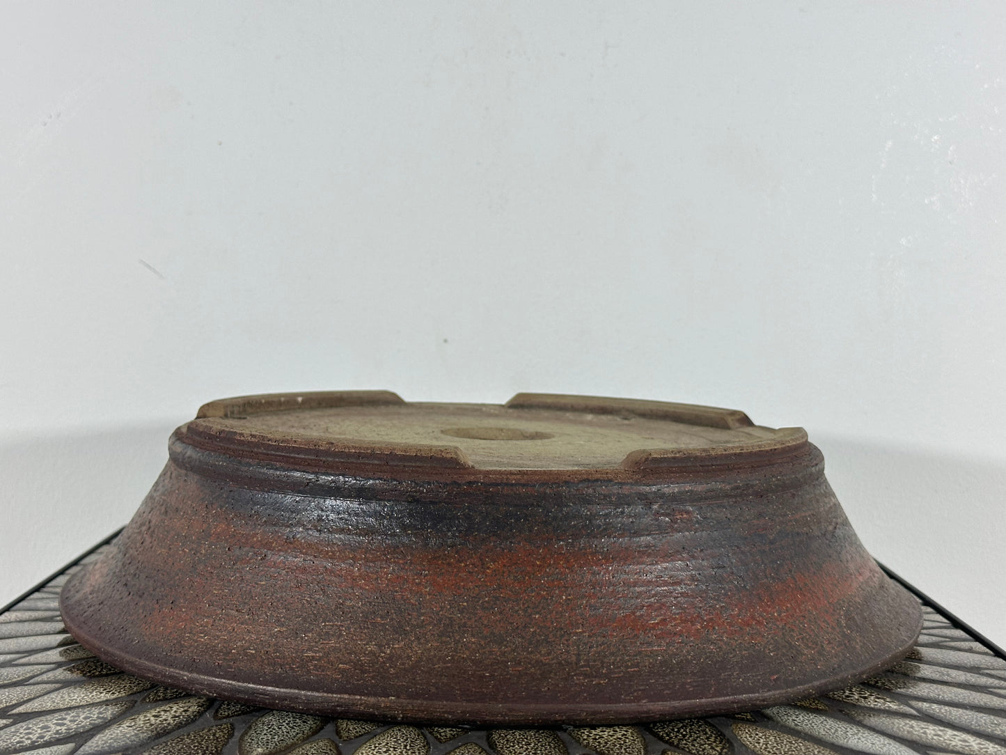 Preowned Tokoname Round Bonsai Pot - 14.25" By 3.25"